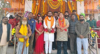 सांसद यादवले गरे रामजानकी मन्दिरको उद्घाटन  